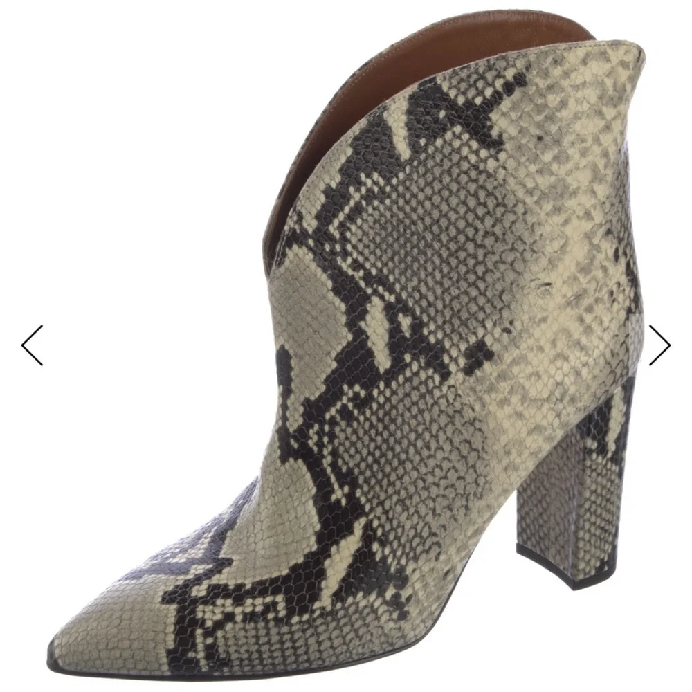 Paris Texas Snakeskin western ankle boot size 11 - Picture 2 of 4